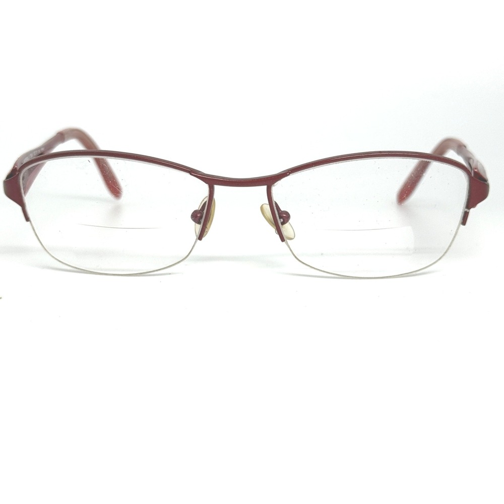 Koali 7353K‎ Red Semi-Rimless Eyeglasses Frames 52-16-135 PR041 France 21697